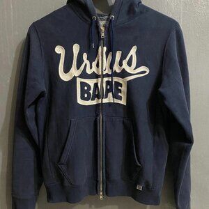 Bape Ursus Embroidery Zip-up Hoodie (Mens Small)